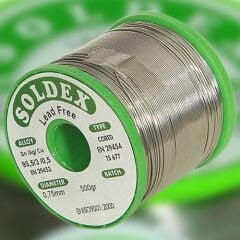 Soldex 0.75mm 500Gr Kurşunsuz Lehim Teli