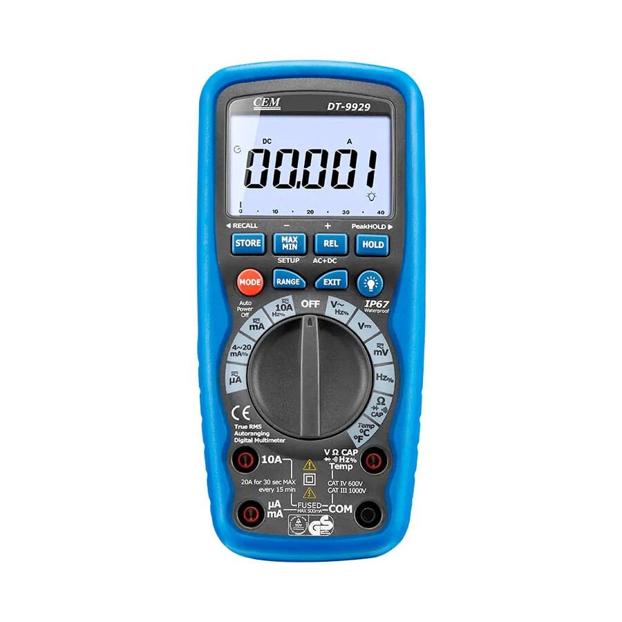 Cem DT-9929 Profesyonel Endüstriyel Multimetre