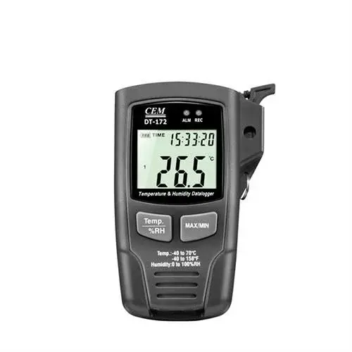 Cem DT-172TK K Tipi Çift Termometreli Sıcaklık ve Nem Data Logger