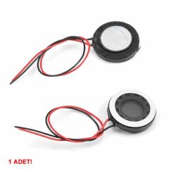 Hoparlör 1W 8ohm 18mm Yuvarlak