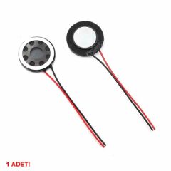 Hoparlör 1W 8ohm 20mm Yuvarlak