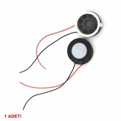 Hoparlör 1W 8ohm 20mm Yuvarlak