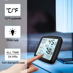 Loyka TST Dokunmatik Sıcaklık ve Nem Ölçer