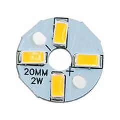 5730 6V 2W Beyaz 20mm 4 Ledli Modül