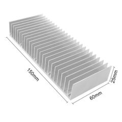 150mm x 60mm x 25mm Alüminyum Soğutucu
