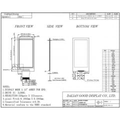 2.13'' OPM021B1 Paper Lcd