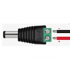 2.1mm Adaptör Klemens Dönüştürücü Erkek