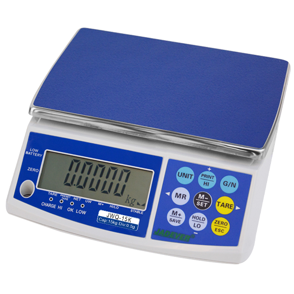Jadever JWQ-15 Dijital Hassas Terazi - Hassasiyet: 0.5 gr. Max: 15 kg.