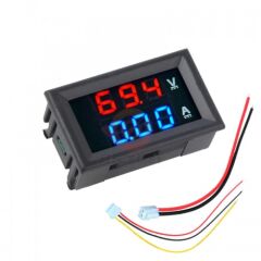 0-100V 10A Voltmetre Ampermetre