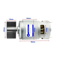 RS775 DC 12V Titreşim Motoru 8000rpm