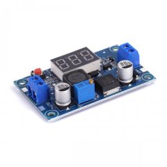 Voltmetreli LM2596 Ayarlı Power Modül