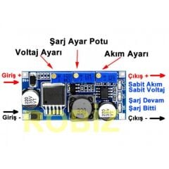 LM2596 ACAV Pil Şarj Modülü