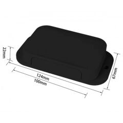 AK-W-67 100x67x22mm Plastik Kutu Siyah
