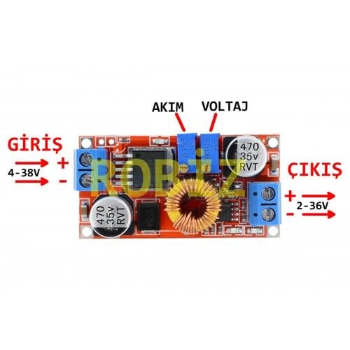 XL4015 ACAV 5A Voltaj Düşürücü