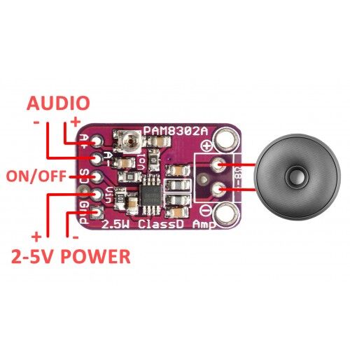 PAM8302 2.5W Amplifier Board