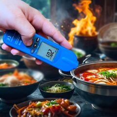 Cem IR98 Problu ve Kızılötesi Ölçer Gıda Termometresi