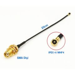 20cm Sma Dişi Ipex4 Rf Kablo