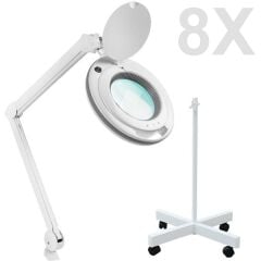 6017 Ayaklı Büyüteç | Ayarlanabilir Işık Seviyeli (8X)