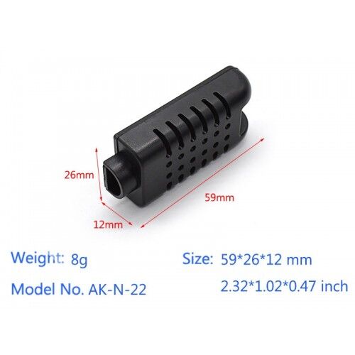 AK-N-22 Mini Plastik Kutu Siyah