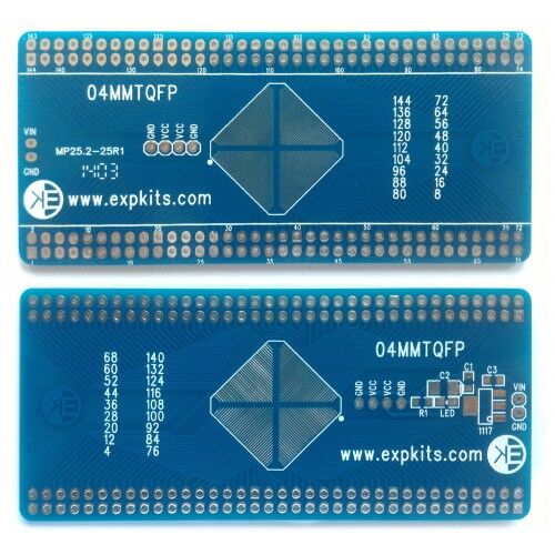 0.4MM TQFP to DIP Çevirici PCB