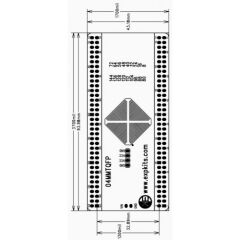 0.4MM TQFP to DIP Çevirici PCB