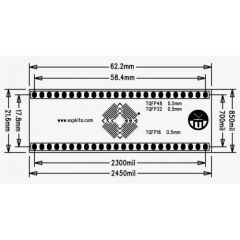 0.5MM TQFP-2 PCB