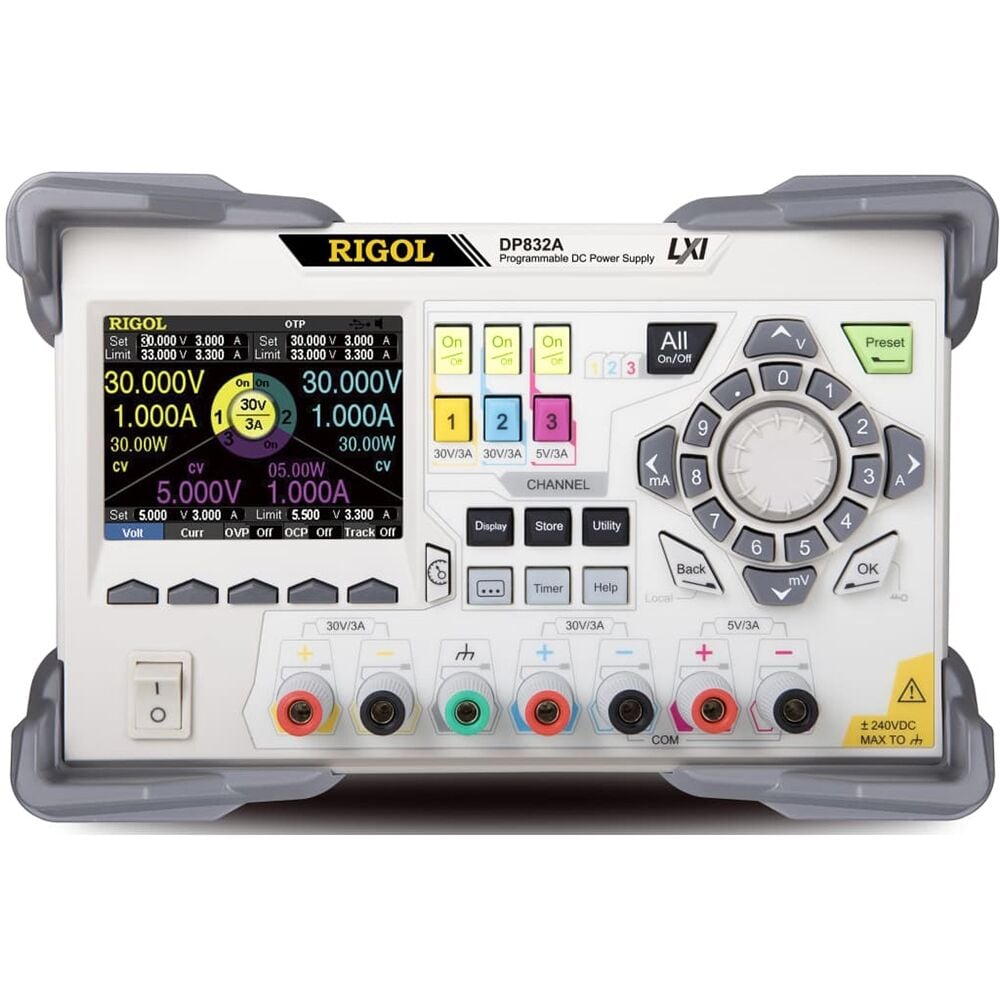 Rigol DP832A 195W 3 Çıkışlı Güç Kaynağı