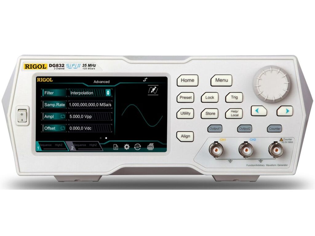 Rigol DG832 35MHz 2 Kanallı 16bit Fonksiyon Keyfi Dalgaformu Sinyal Jeneratörü