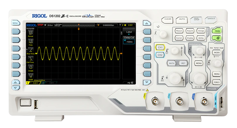 Rigol DS1202Z-E 200MHz 2 Kanallı 1GS/s Dijital Osiloskop
